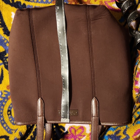 Coach Neoprene Brown Mini Tote Bag - Picture 9 of 12